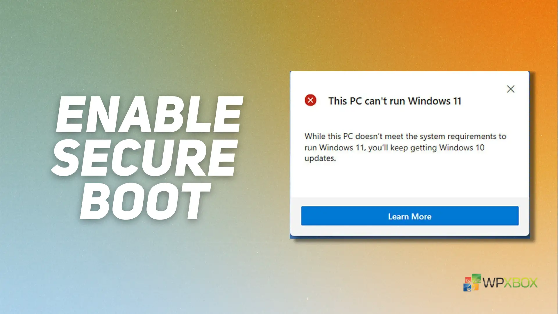 How to Enable Secure Boot on PC to Install Windows 11