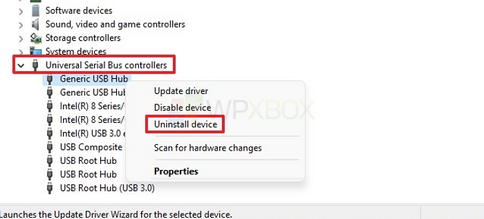 Usb Controllers Uninstall