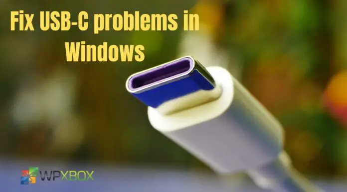 Fix USB-C problems in Windows