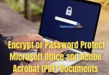 Password Protect Microsoft Office PDF Documents