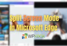 Split Screen Mode in Microsoft Edge