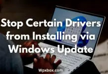 Stop Certain Drivers from Installing via Windows Update