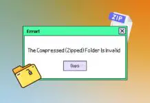 The Compressed (Zipped) Folder Is Invalid