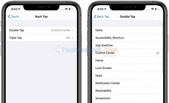 Back Tap Accessibility iPhone