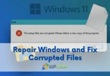 Repair Windows and Fix Corrupted Files