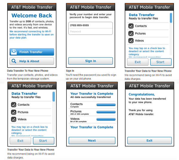 AT&T Mobile transfer App for Windows Phone is Here