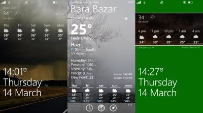 Amazing HD Weather App for Windows Phone