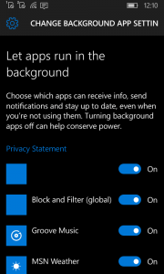 Battery Saver Windows 10 Mobile 2