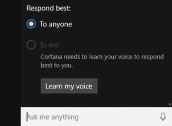 Cortana learn voice (2)