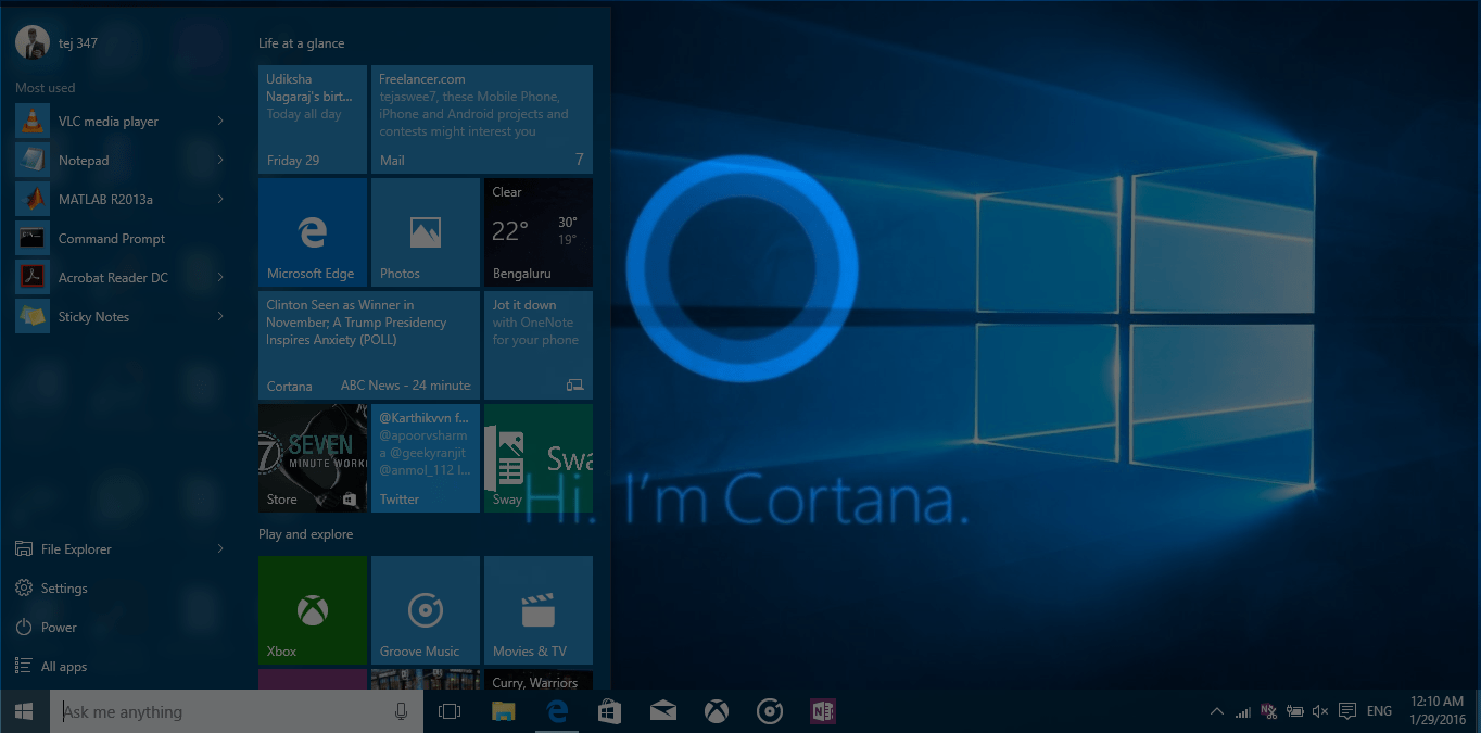 use cortana to find any file