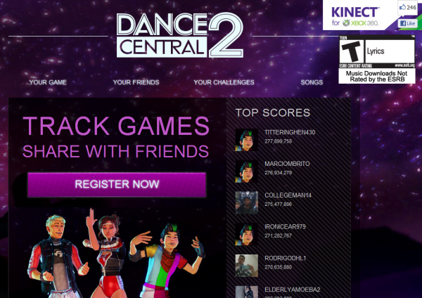 Dance Central 2 Facebook App Is Here