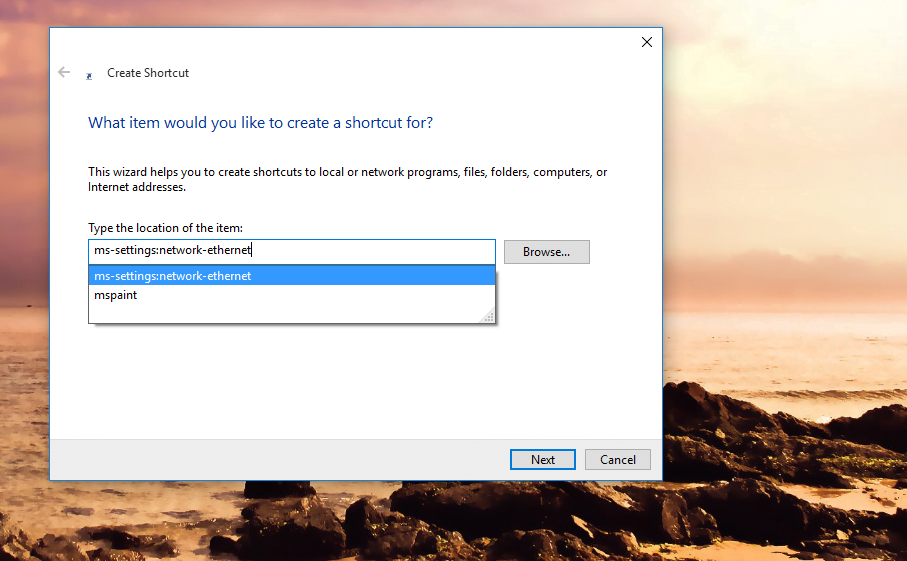 Desktop Settings Windows 10