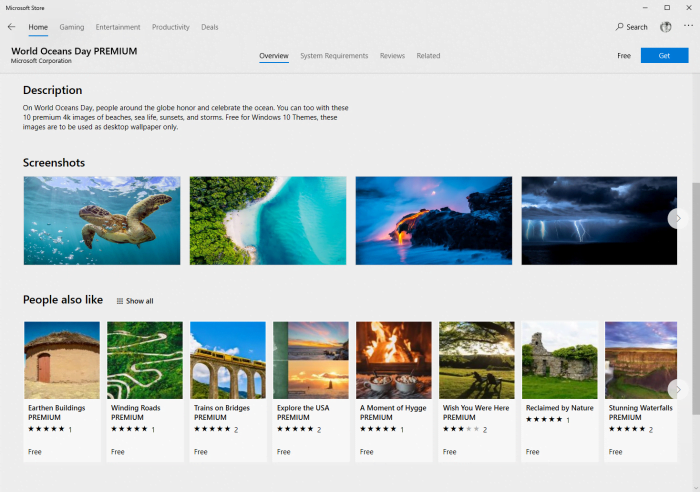 Download Windows Themes Store