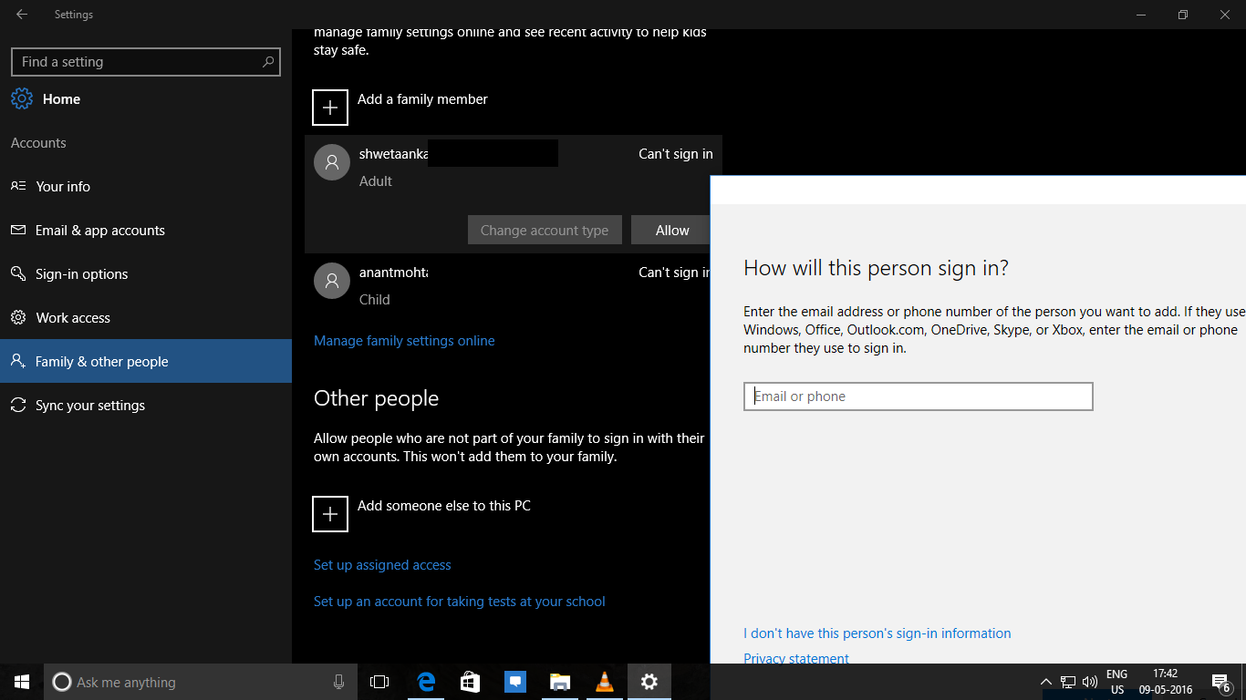 How to Add Family Member Account on Windows 11/10