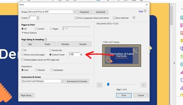 how to change the print size of a jpg windows 10