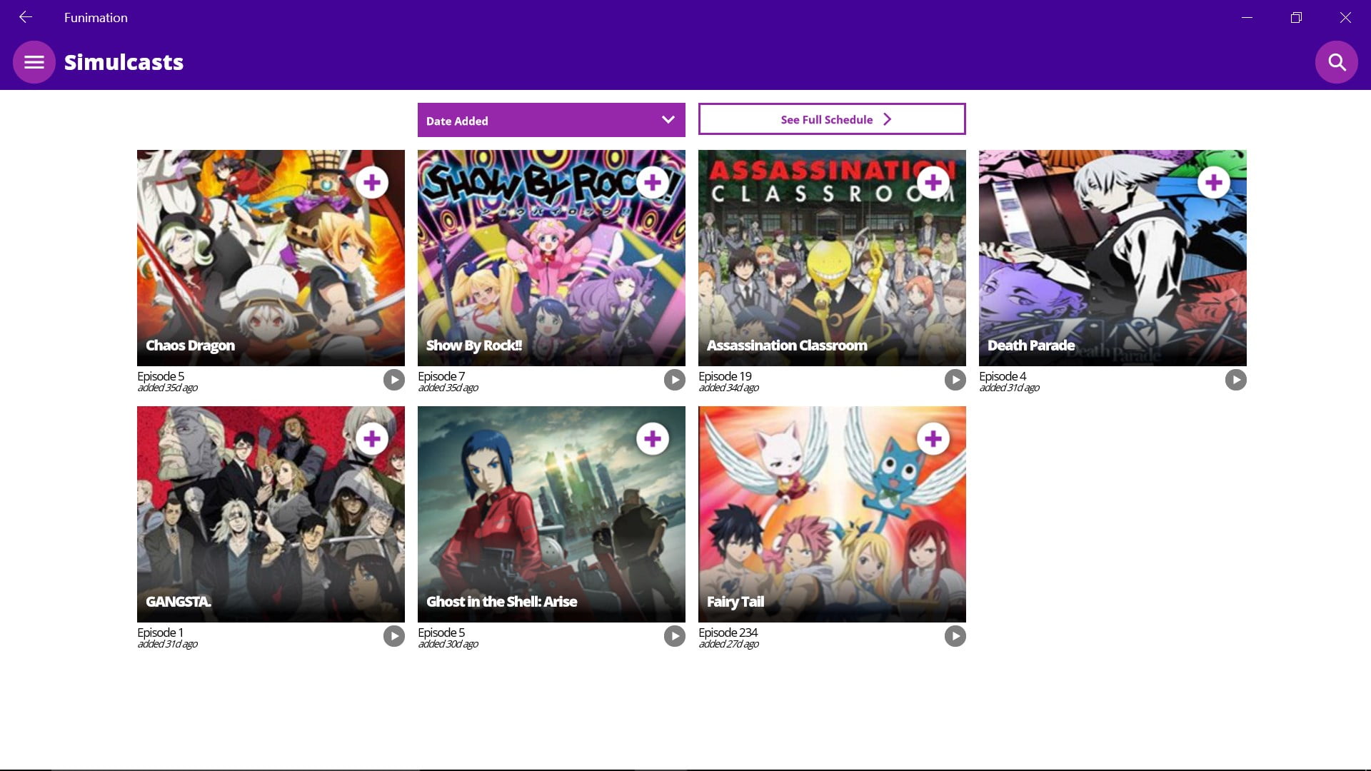 Watch Anime With Funimation S Universal Windows 10 App
