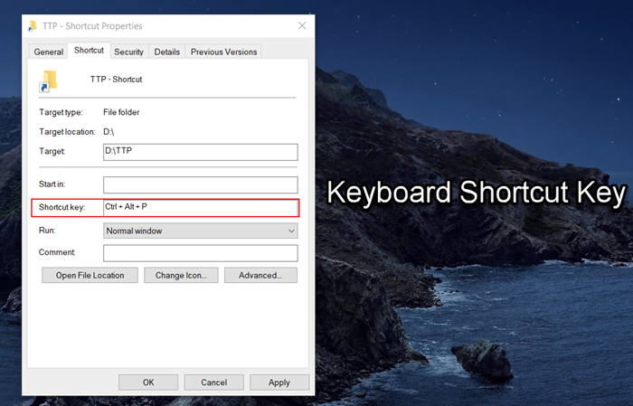 How to Bookmark Folder Keyboard Shortcuts