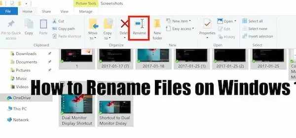 Rename Multiple Files Windows