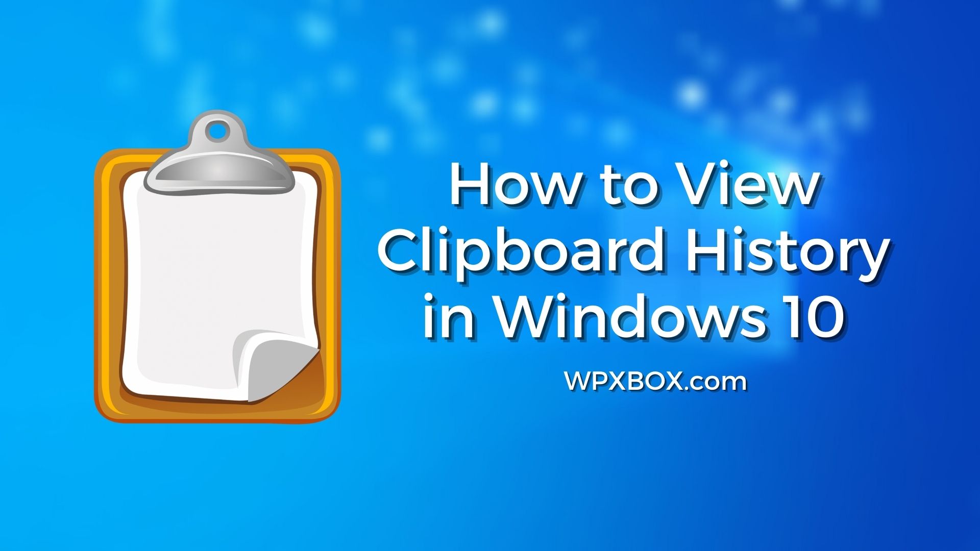 check clipboard history