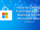 How to change purchase sign-in settings for the Microsoft Store