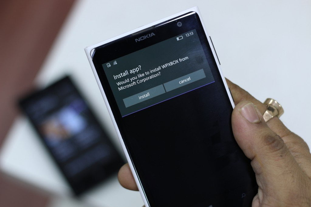 Install Apps Prompt Windows 10 Mobile