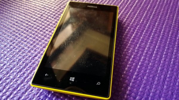 Lumia 520 Screen Dirt Moisture