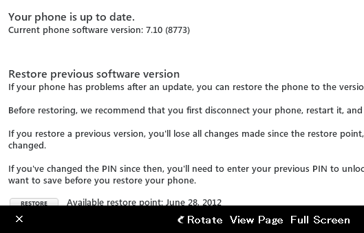 Lumia 710 Tango Update