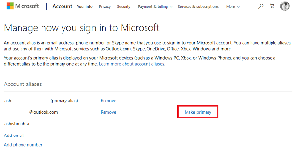 How to change Email on Microsoft account and keep purchases intact?