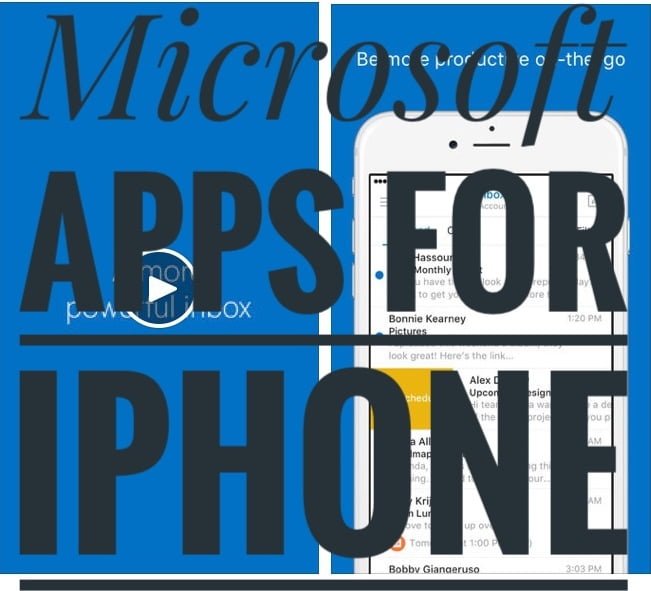 Microsoft Apps for iPhone