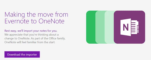 Microsoft Official EverNote to OneNote