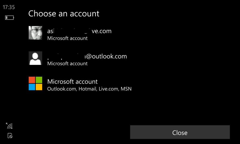 Multiple MS Account for Apps 3