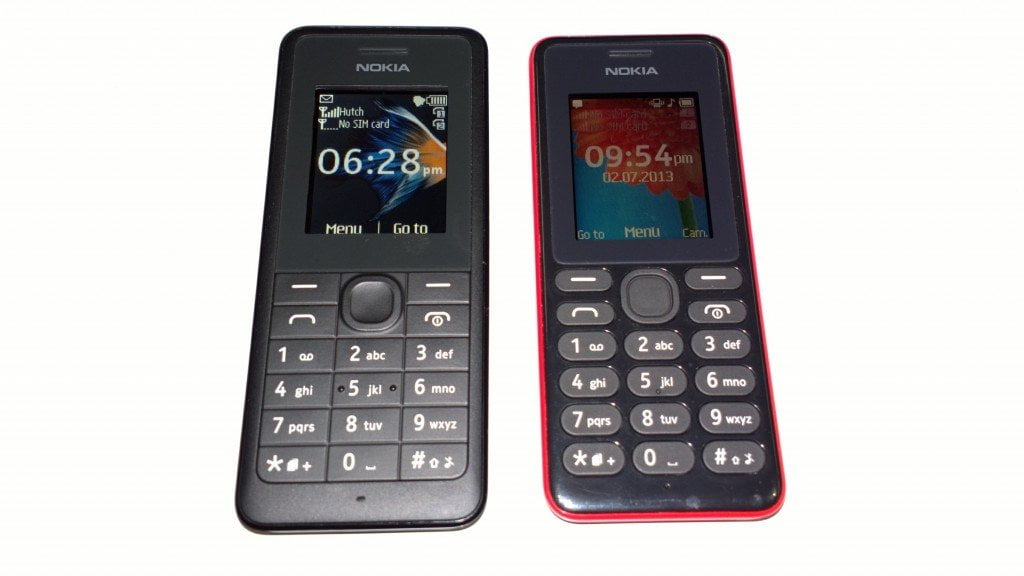 Nokia 108 vs Nokia 107