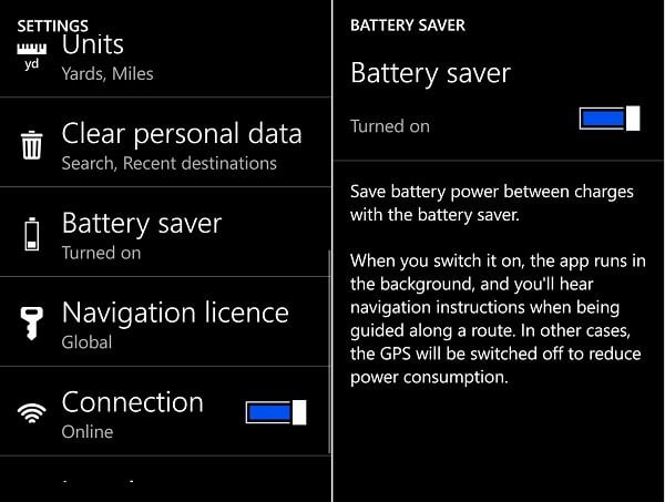 Nokia Driver Battery Saver