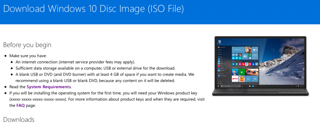 windows 10 iso file download 64 bit flashdrive