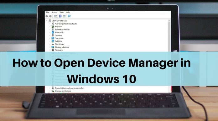 Open Device Manager Windows 11/10