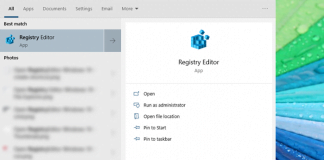 Open Registry Editor in Windows