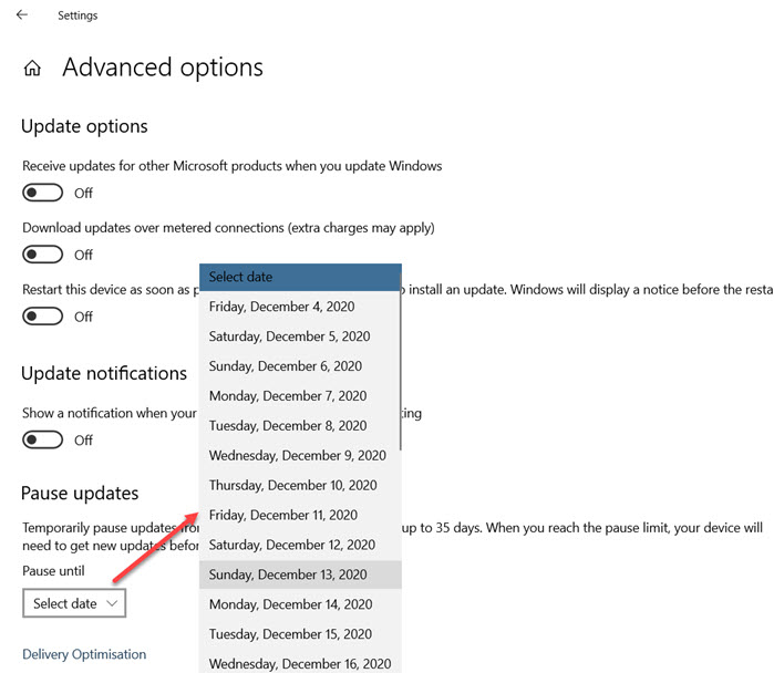 How to Defer, Pause or Delay Updates in Windows 11/10