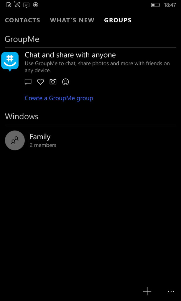 People App Windows 10 Mobile Features 6