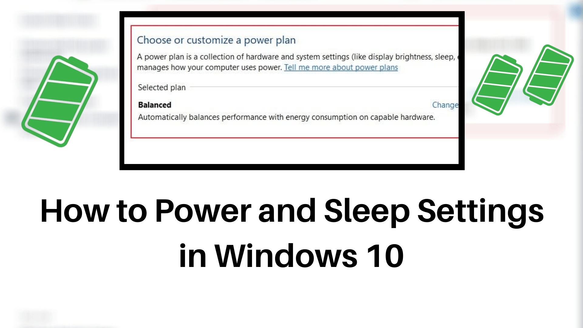 how to change sleep mode on computer