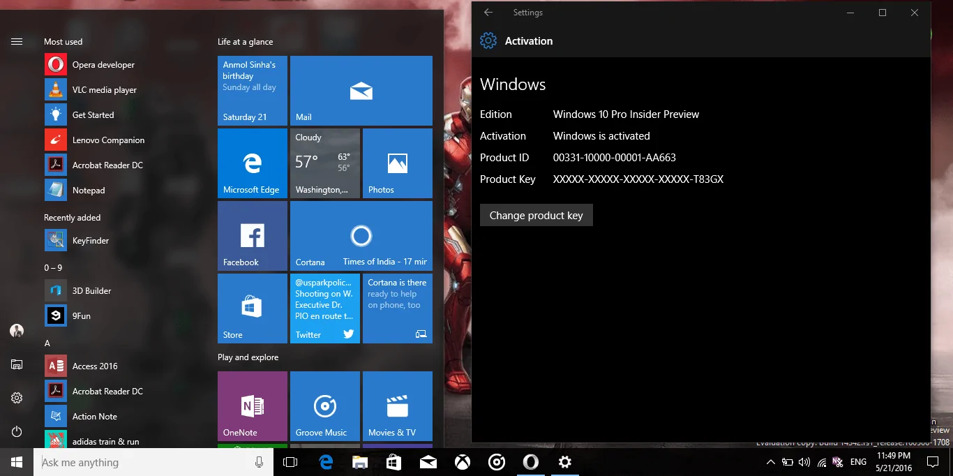 Find Windows 10 Product Key