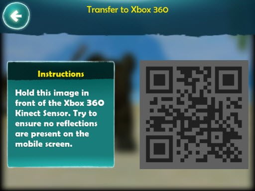 QR Code to Transfer to Xbox 360