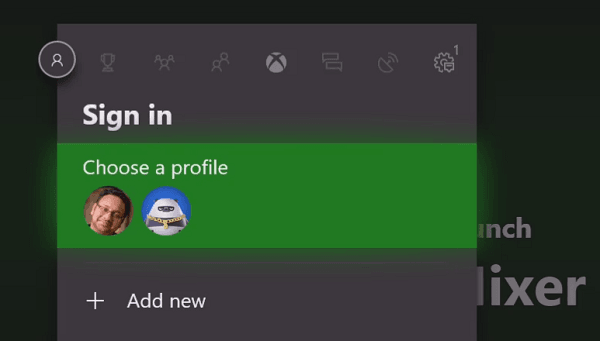 how to make a profile home xbox