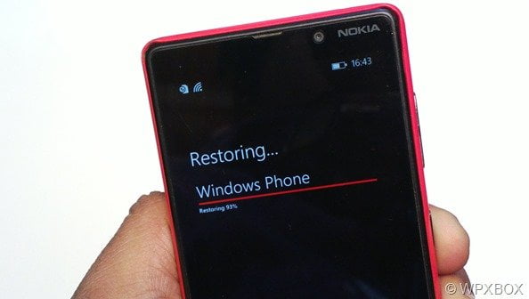 Restoring Windows Phone