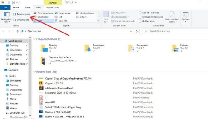 How To Show The Preview Pane For File Explorer In Windows 11/10