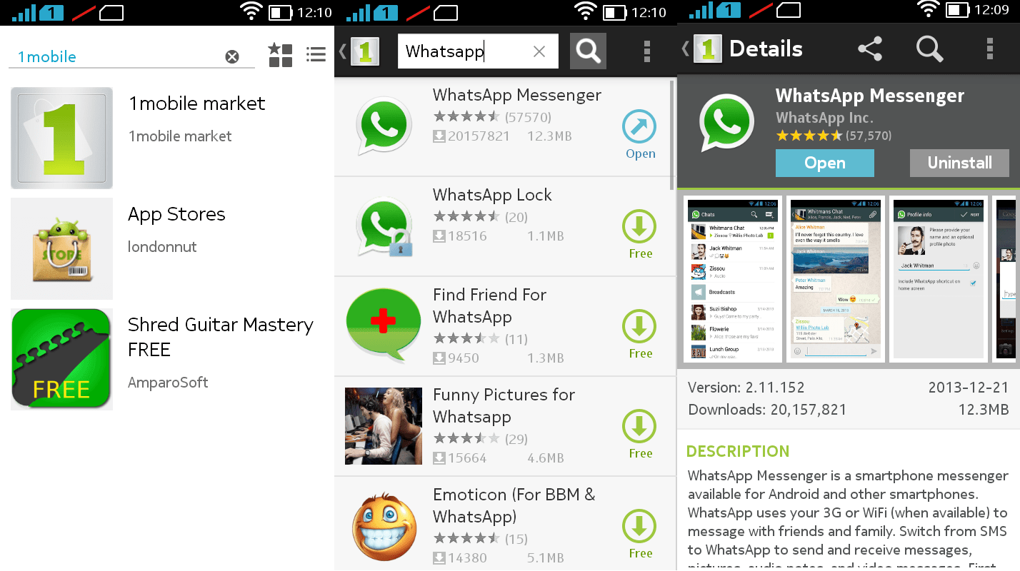 nokia x whatsapp installation