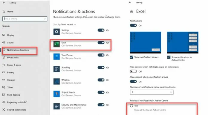 Windows 10 App Notification Prioritty