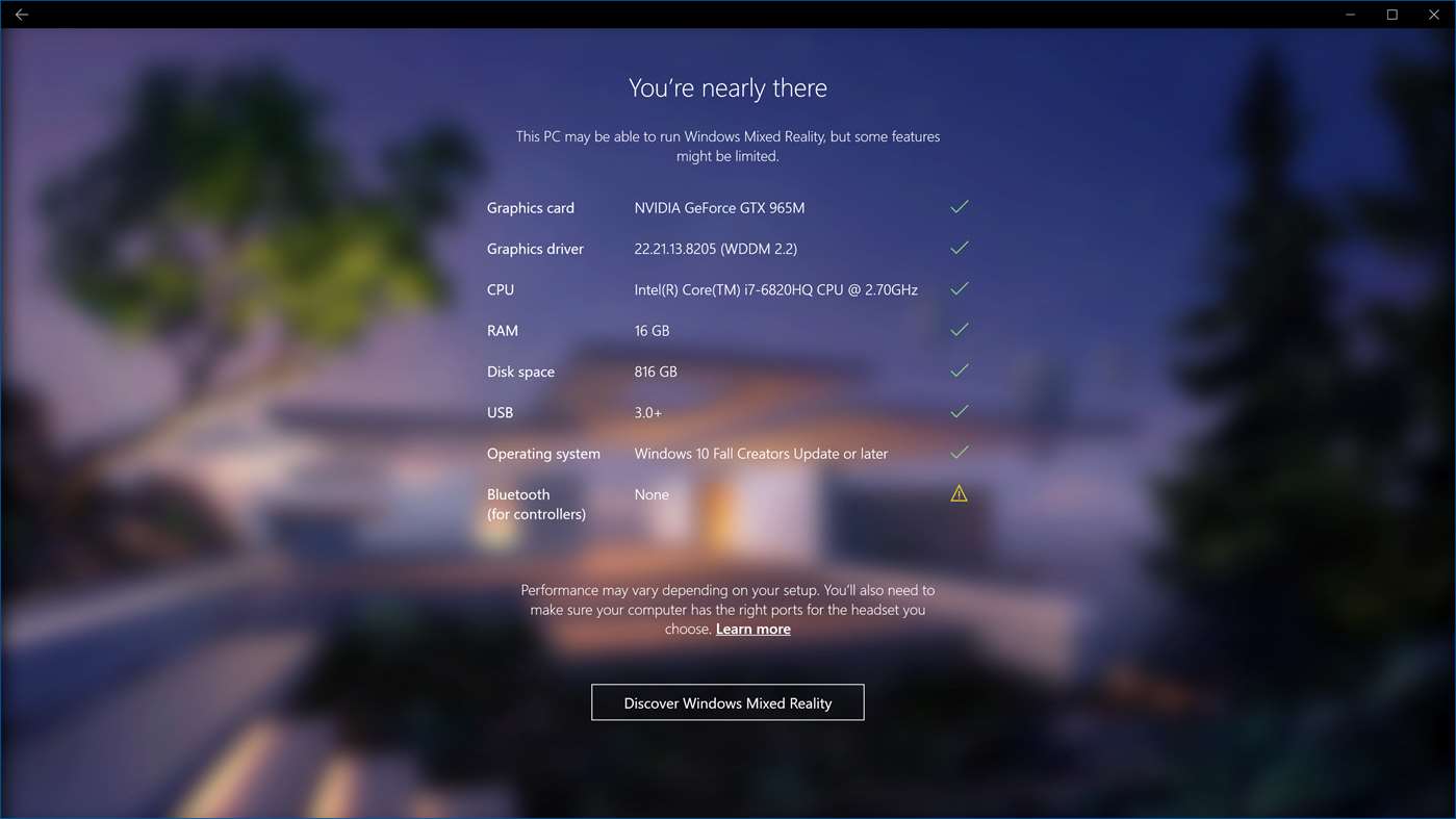 Check If Your Pc Is Ready For Windows Mixed Reality With This Official App