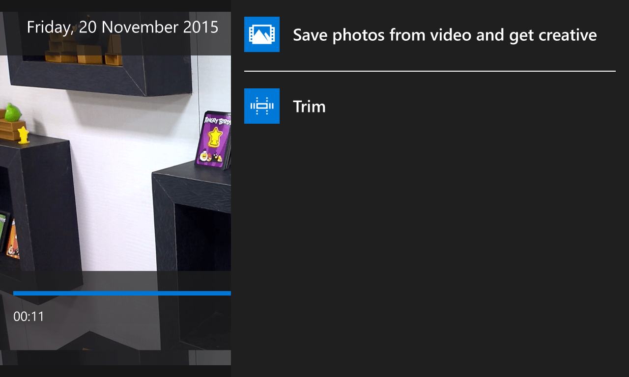 How to Trim Videos in Windows 10 Mobile