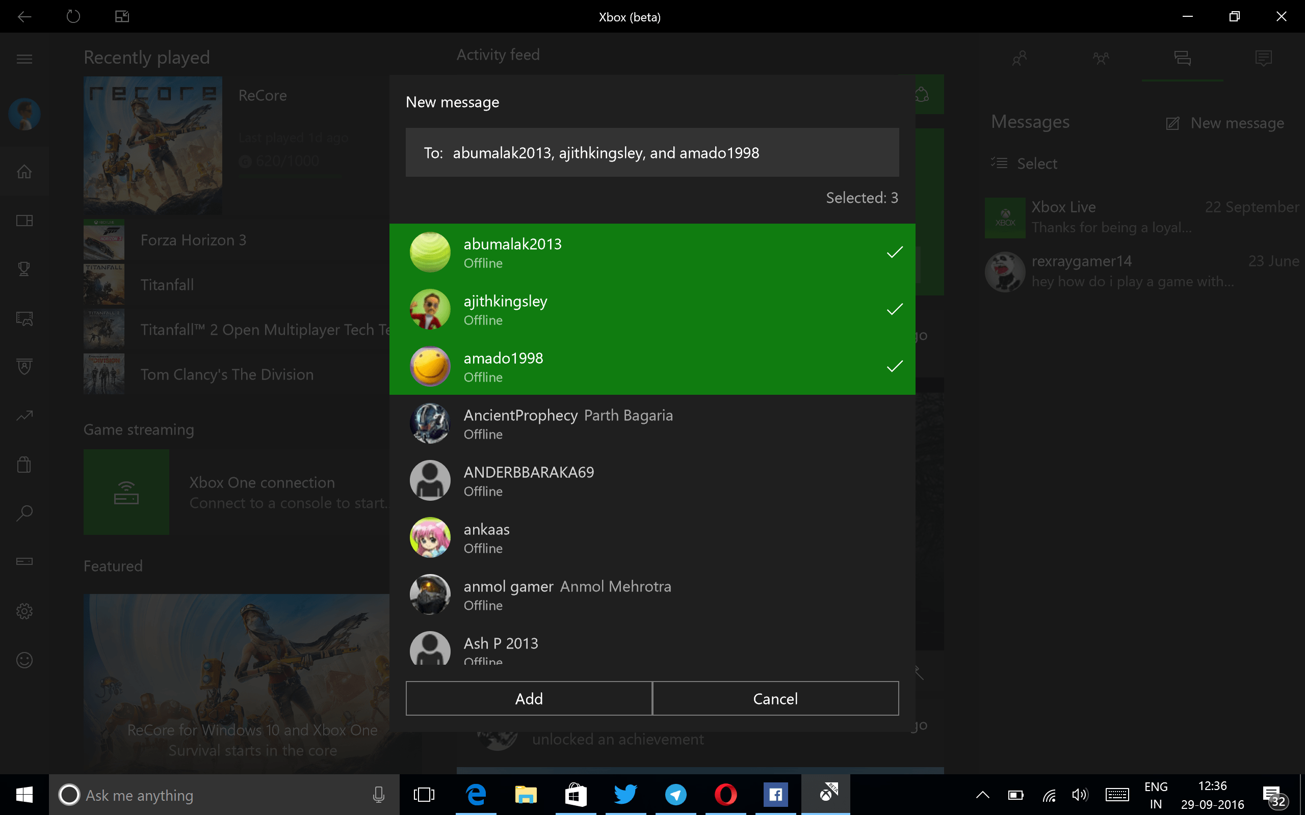 Group Messaging Comes To Xbox One Preview And Windows 10 Xbox Beta App