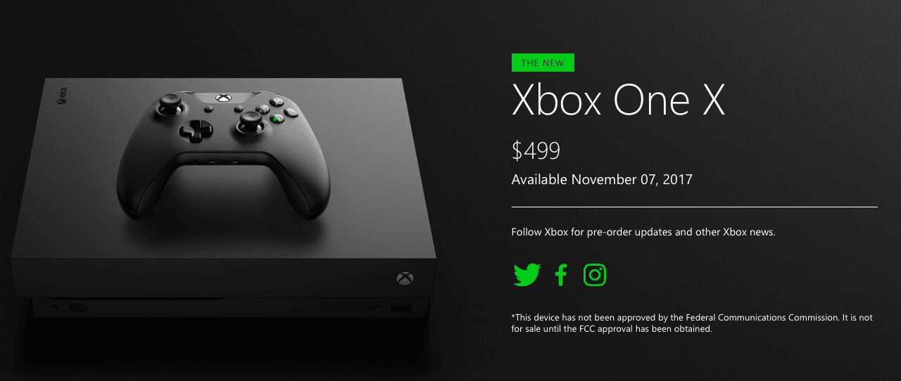 project scorpio xbox